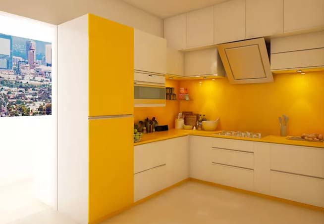 طراحی کابینت آشپزخانه ی کوچک